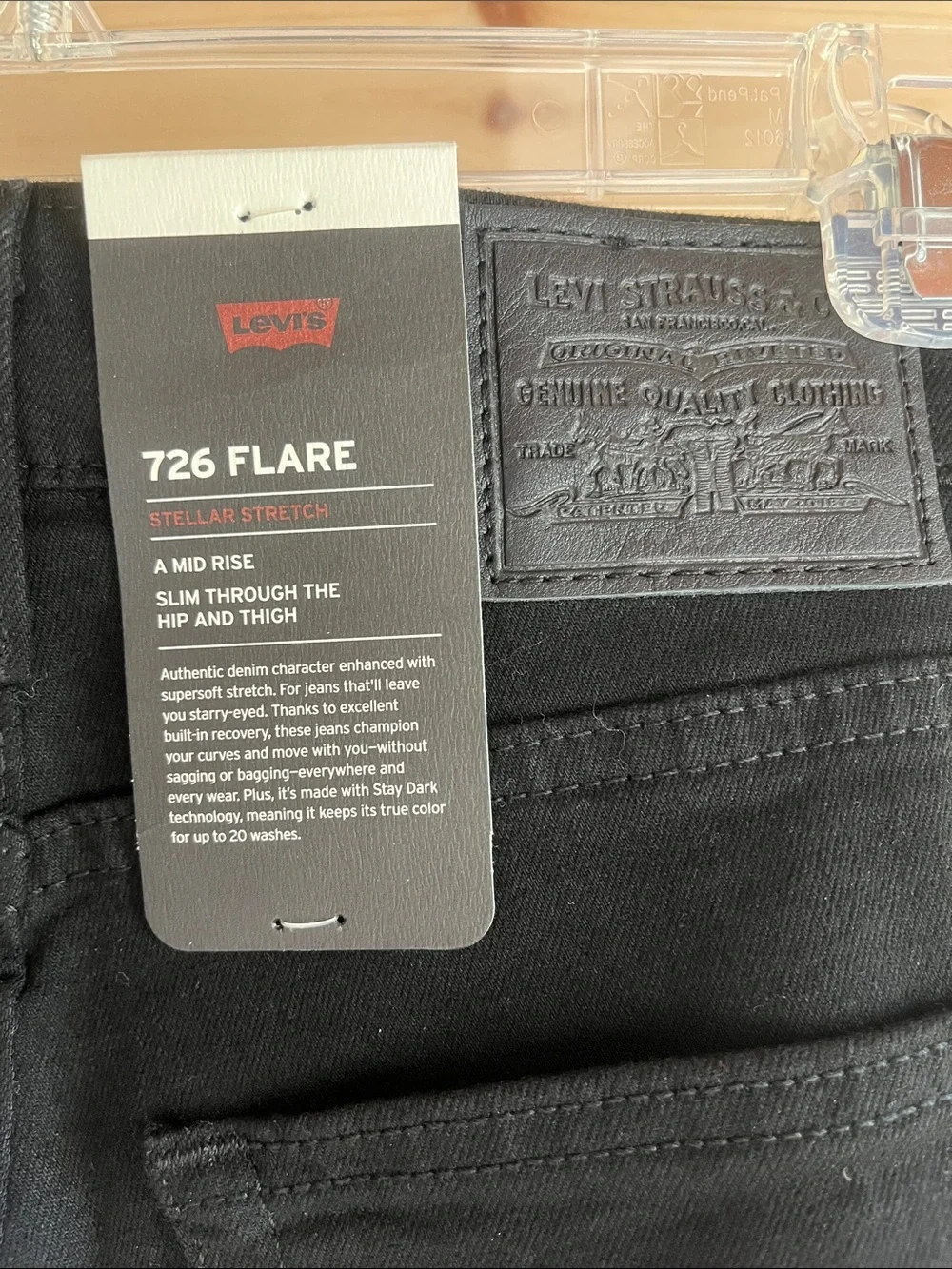 Black Levi’s Flare Jeans